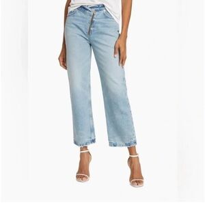 Frame Denim Light Blue Straight Jeans